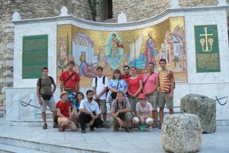 Kavala - sv. Pavel vstupuje dop Evropy